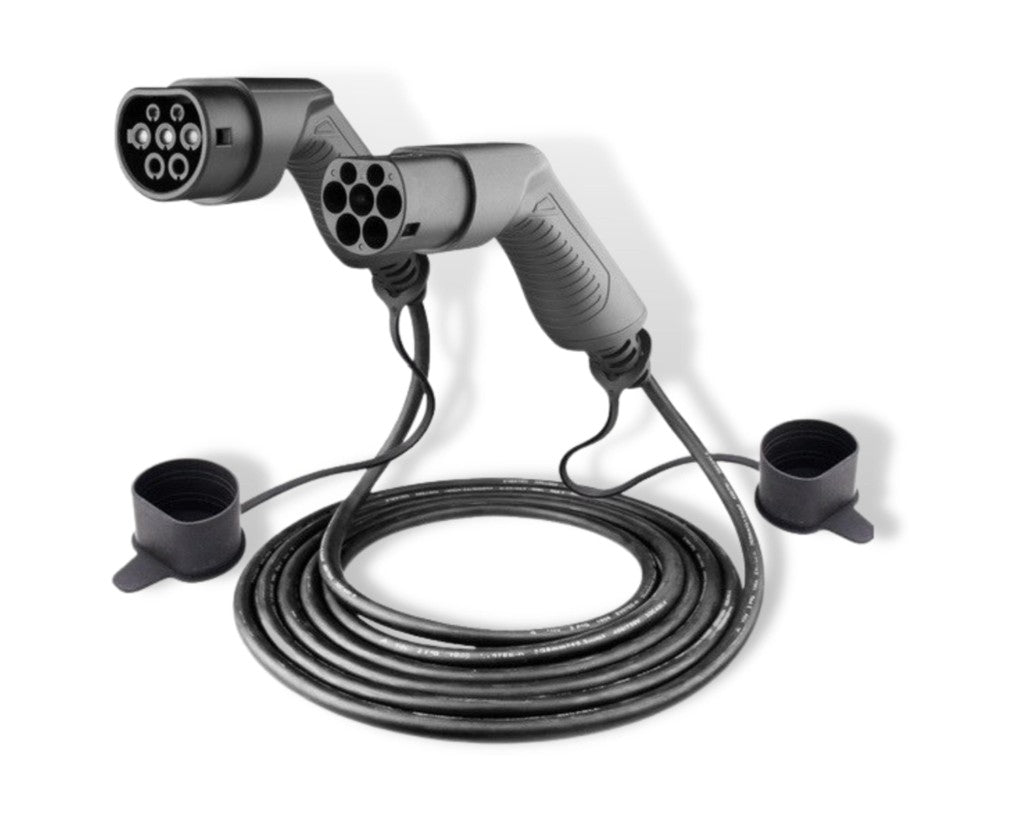 Type 2 to Type 2 EV Charging Cable | 5 Meters | 22kW